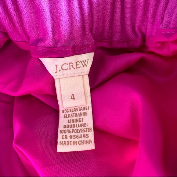 J. Crew Wool Blend Pull-On Sidewalk Skirt - Purple/Pink - Picture 4 of 8